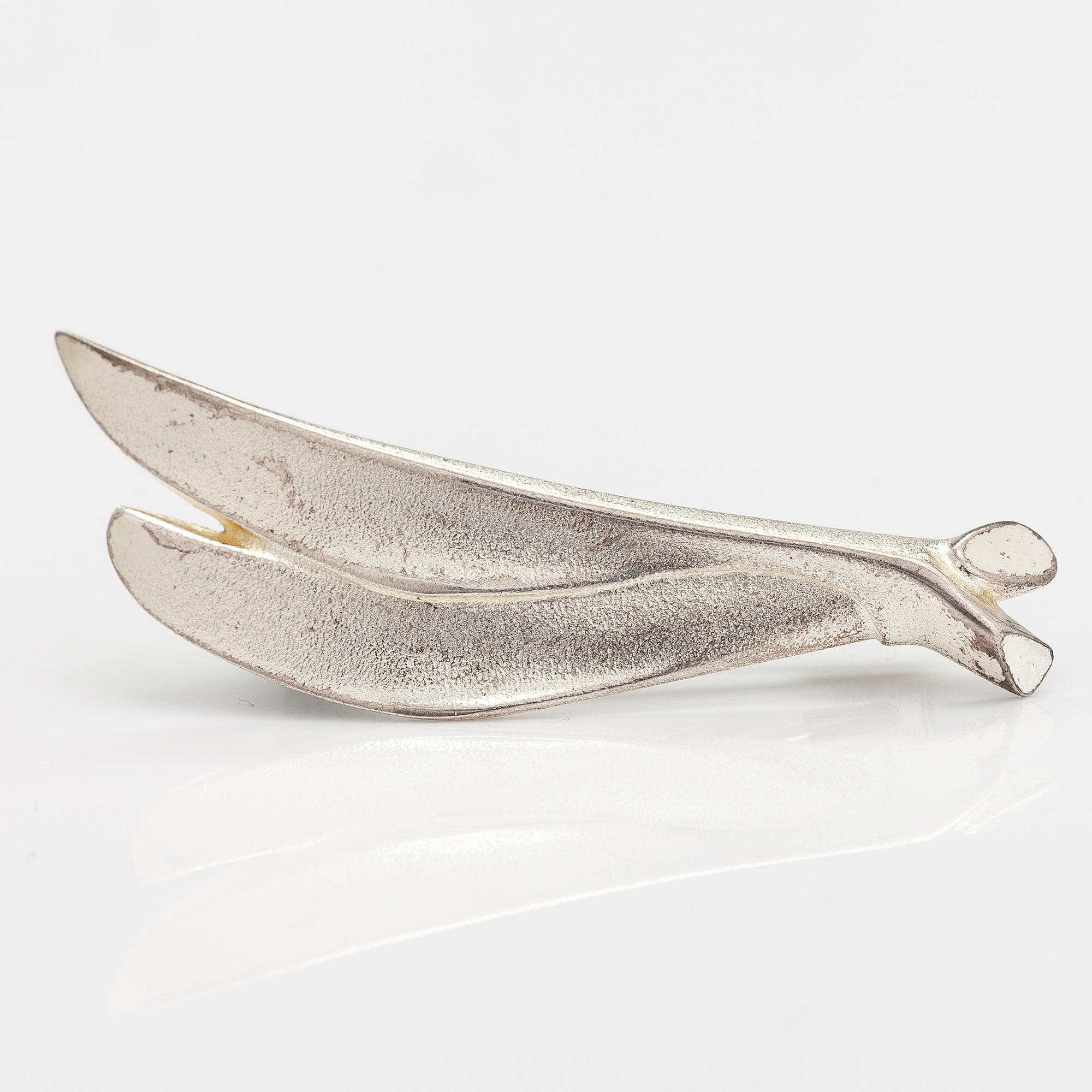 LAPPONIA, A sterling silver necklace, bracelet, brooch and earrings. 1984-87.