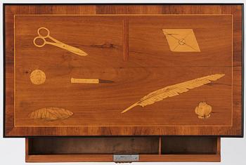 A Gustavian table by A Lundelius (master in Stockholm 1778-1823), not signed, late 18th Century.