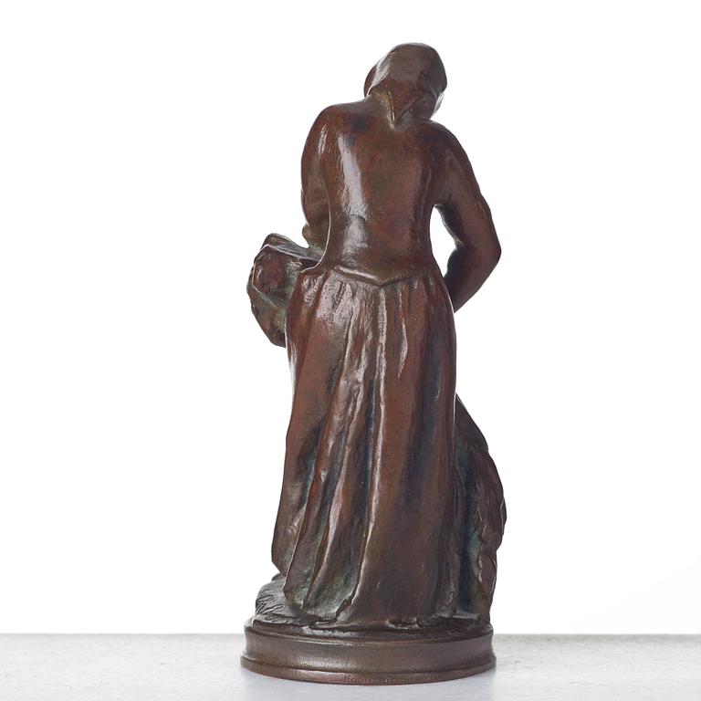 CHRISTIAN ERIKSSON, Skulptur, brons. Sign. Gjutarstämpel. Höjd 18 cm.
