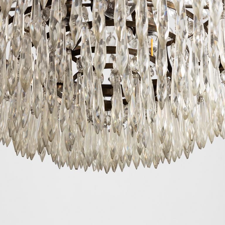 Chandelier, circa 1900, Empire style.