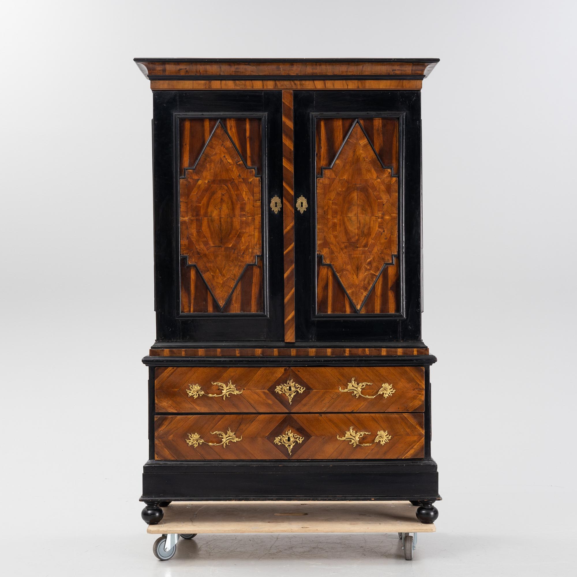 Skåp, Barock, Tyskland, 1700-talets mitt.