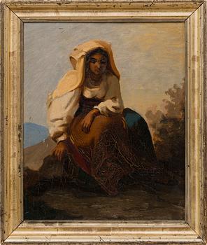 GUNNAR BERNDTSON, ITALIAN WOMAN SITTING, 1870.