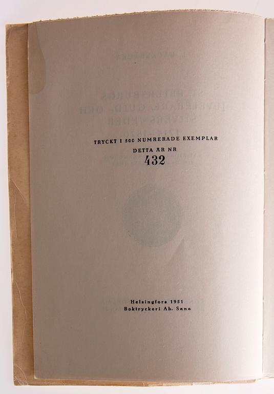 BOK, S:t Petersburgs Juvelerare, Guld- och Silversmeder 1714-1870, L. Bäcksbacka, Helsingfors 1951.