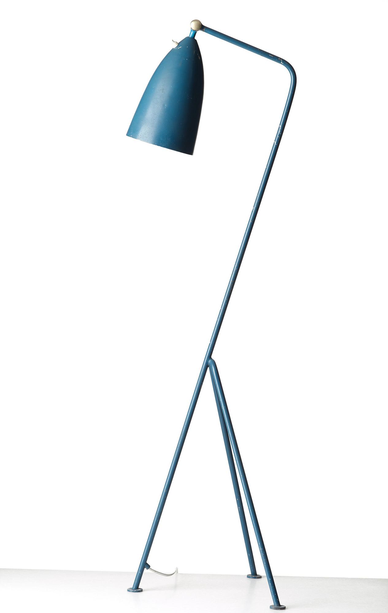 Greta Magnusson Grossman, golvlampa, "G-33" (Grasshopper), Bergboms, Malmö 1950-tal.