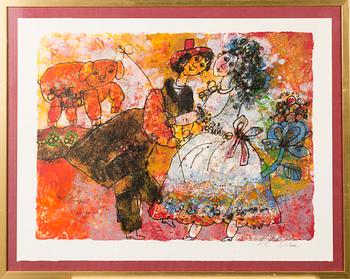 THEO TOBIASSE, litografi, signerad, numrerad 124/350.