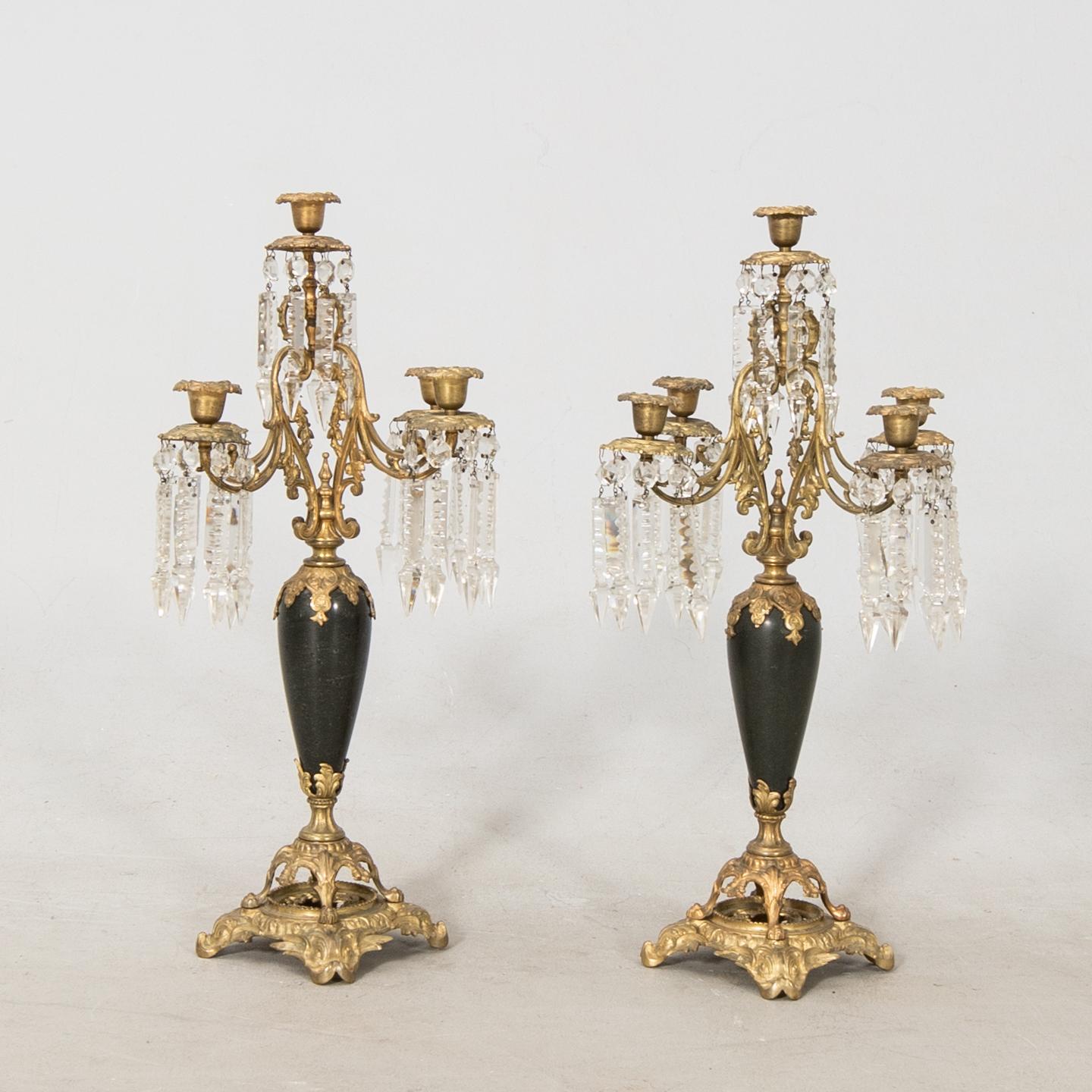 Candelabras, a pair, Neo-Rococo, circa 1900.
