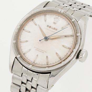 ROLEX, Oyster Perpetual, Chronometer, "Semi Bubble Back", wristwatch, 34,5 mm.