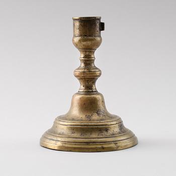 LJUSSTAKE, brons, barock, 1700-tal.