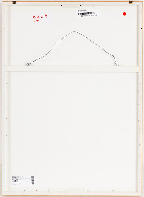 PETER WEISS, watercolour on paper, signed, executed around 1934.