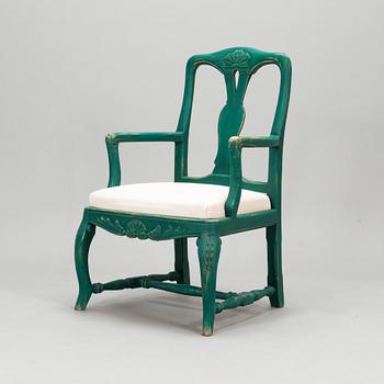 A rococo style armchair, first half of the 20th century.