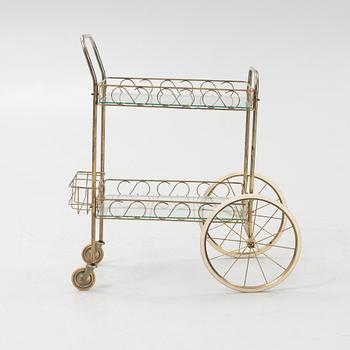 A serving trolley, second half of the 20th century.