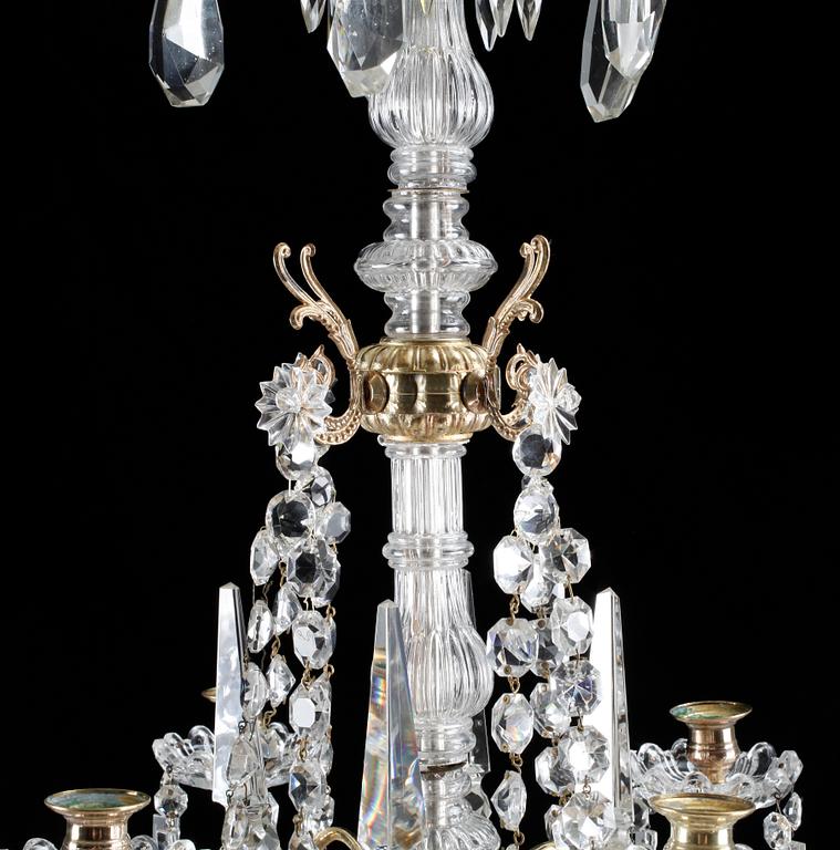 A chandelier from the late 19 th century.