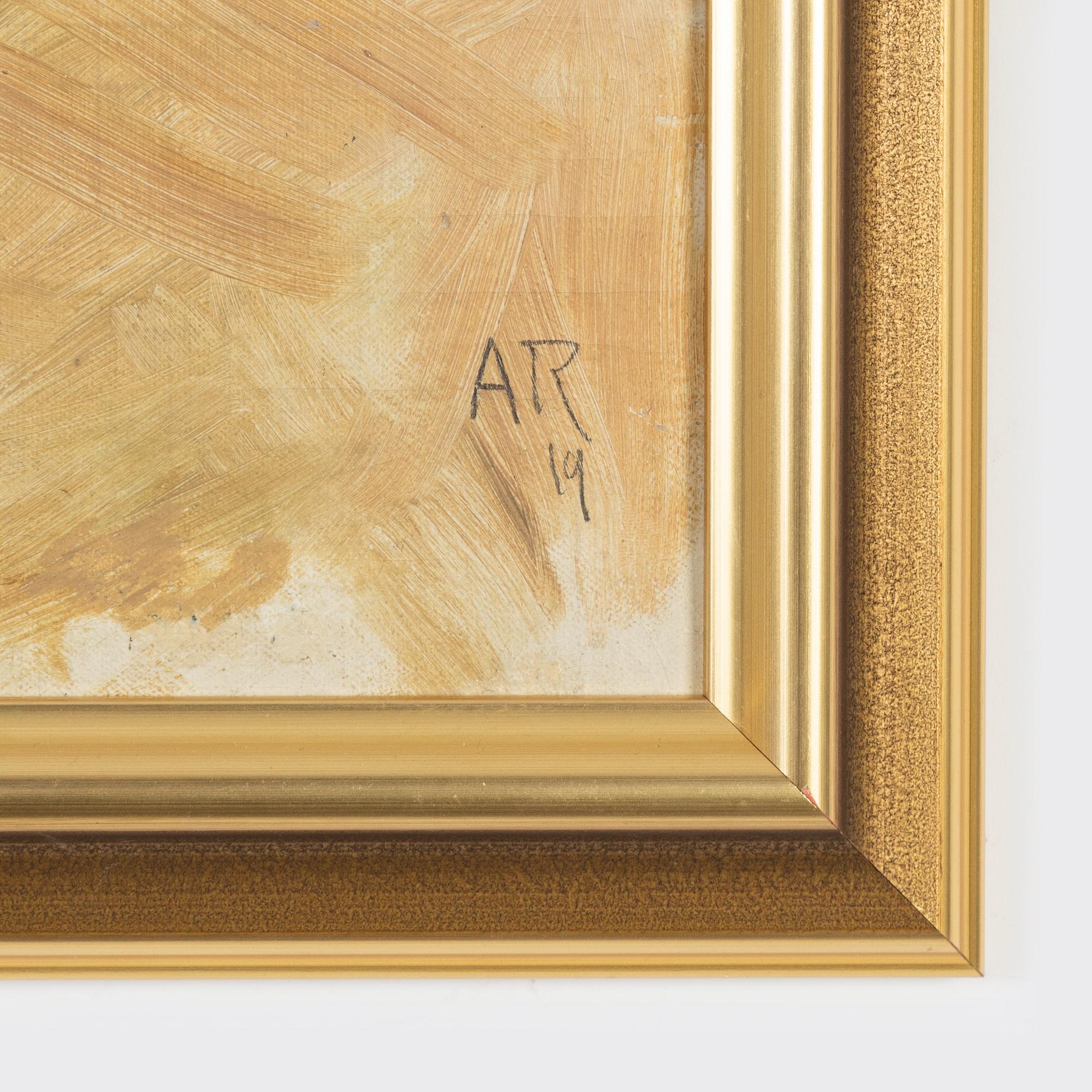 Axel Revold, oil on canvas, signed and fdated -19.
