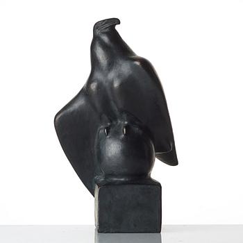 CARL MILLES, sculpture. Bronze, signed with a stamp CM and numbered 12/12. Height 34 cm.