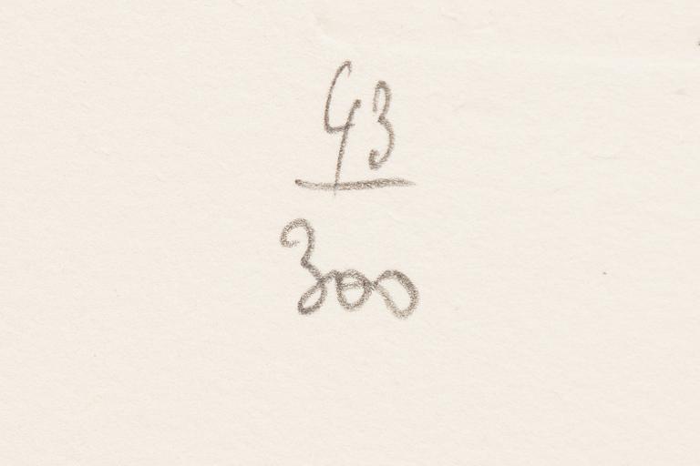 Salvador Dalí, coloured drypoint, 1974, signed and numbered 43/300.