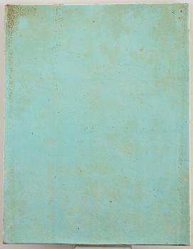 PLAKETT, porslin. Qing dynastin, 1800-tal.