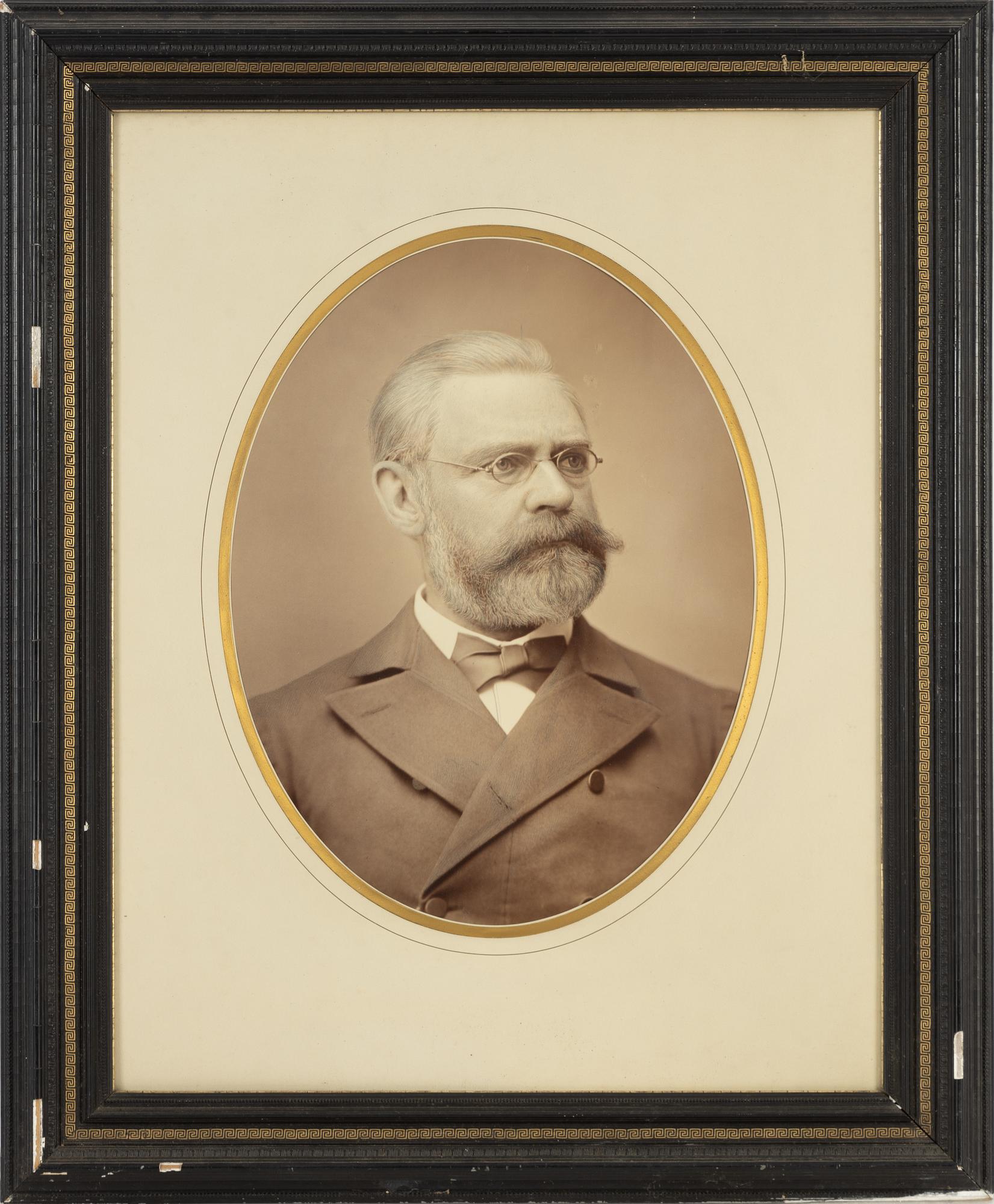 Porträtt av Robert Nobel (1829-1896), fotografi.
