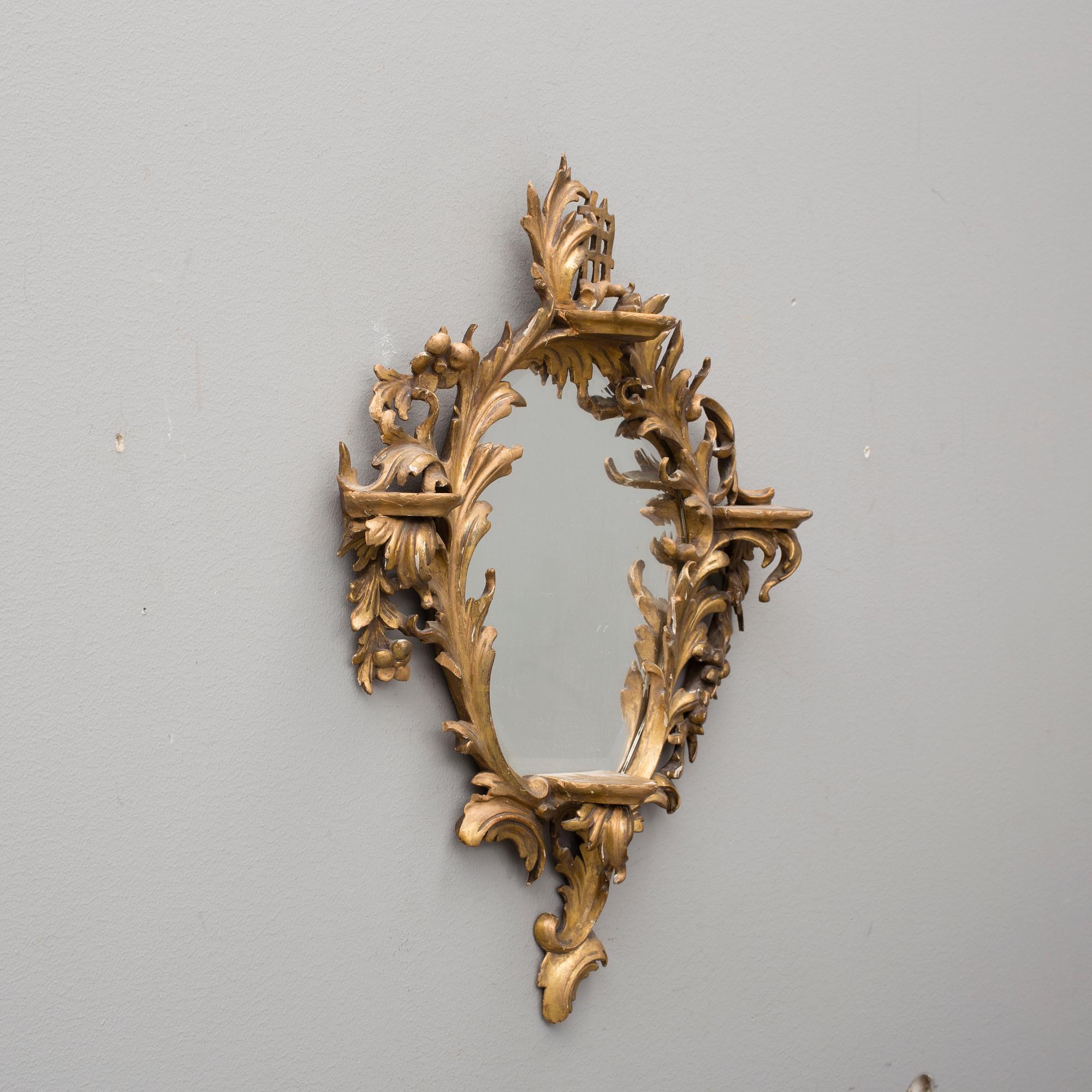 SPEGEL, rokokostil, möjligen Italien, 1900-talets första hälft.