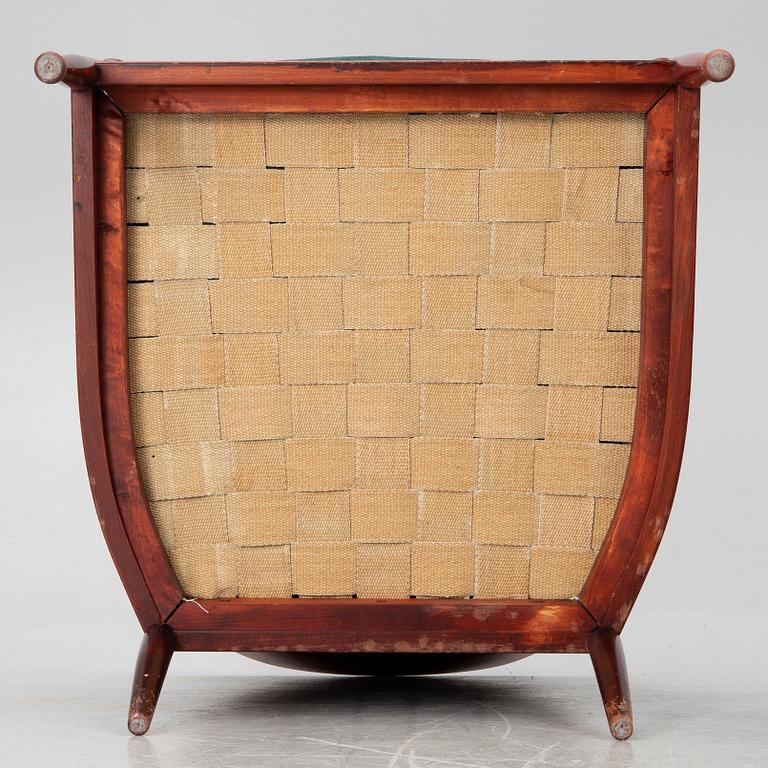 Kerstin Hörlin-Holmquist, a pair 'Skrindan' of easy chairs, OPE Möbel, second half of the 20th century.