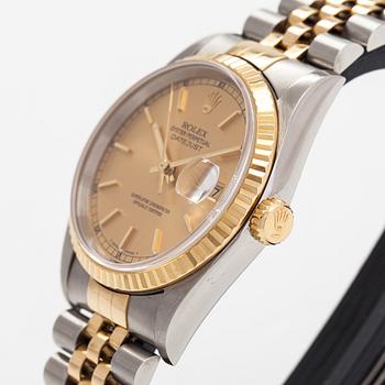 Rolex, Oyster Perpetual Datejust, rannekello, 36 mm.