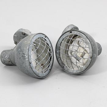 Wall lights, a pair, Fagerhult, 20th century.