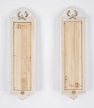 VÄGGLAMPETTER, 1 par, gustaviansk stil. "Regnaholm" ur IKEAs 1700-tals serie.