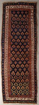 Rug Oriental semi-antique/antique gallery approx. 355x119 cm.