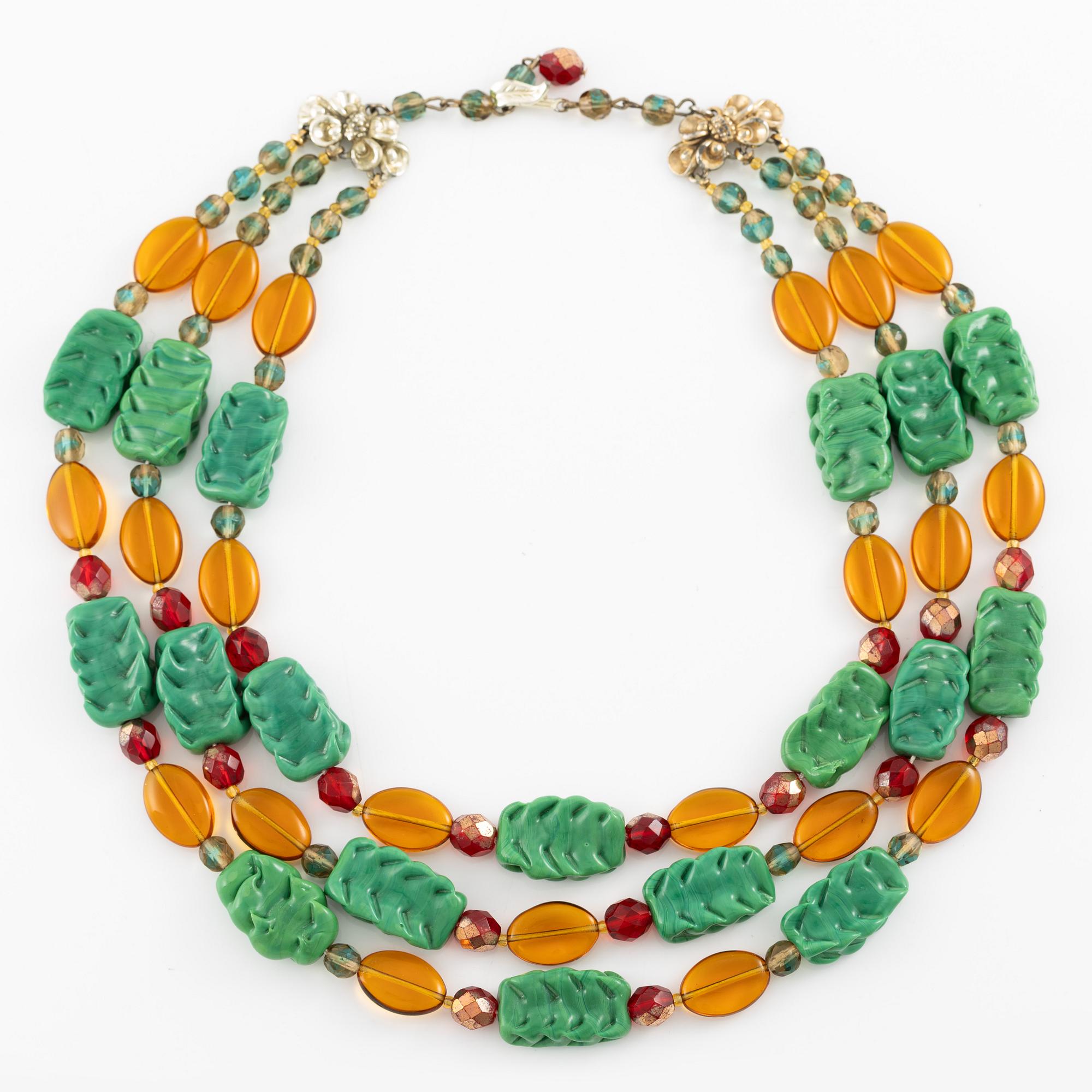 Elsa Schiaparelli, collier, vintage.