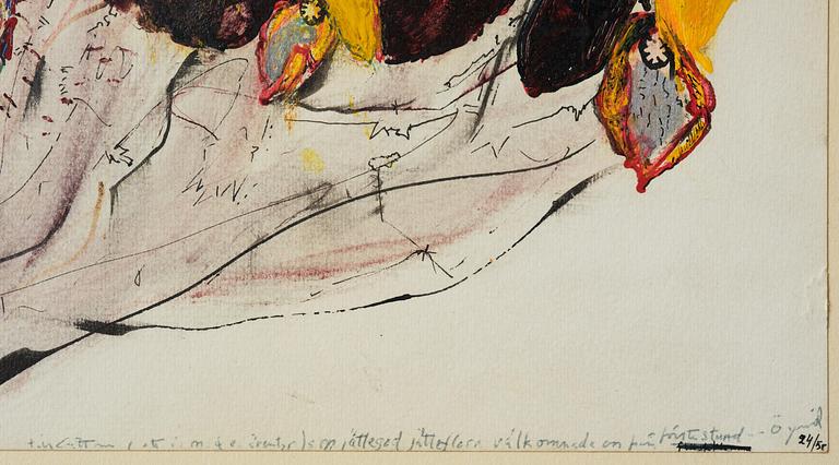 Öyvind Fahlström, Untitled.
