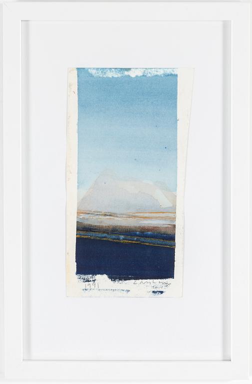 LARS LERIN, akvarell, signerad Lars Lerin och daterad 1991.