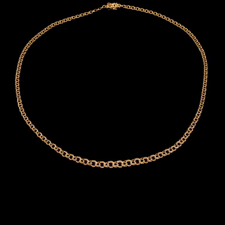 HALSLÄNK, 18K guld, NSE, Köping, 1996. Vikt 10,1 gram.