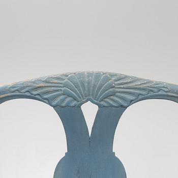 A late Baroque / early Rococo chair, Stockholm, mid-18th Century.
