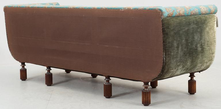 An Axel Einar Hjorth  originally upholstered 'Library' sofa, Nordiska Kompaniet, 1931.