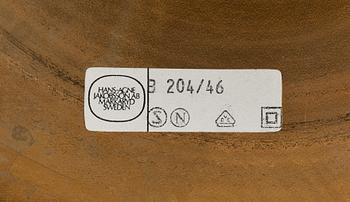 BORDSLAMPOR, ett par, Hans Agne Jakobsson AB, Markaryd, 1900-talets andra hälft.