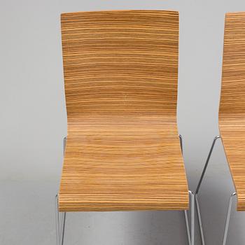 STOLAR, 6 st, Kuadra chair 1321, Pedrali, Italien.