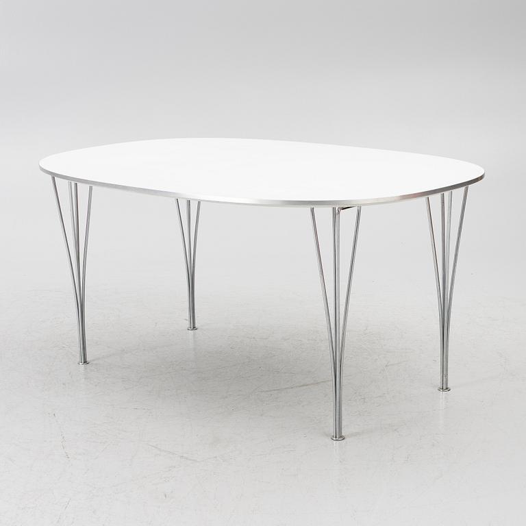 Bruno Mathsson & Piet Hein, dining table, “Superellips”, Fritz Hansen, Denmark, 1988.