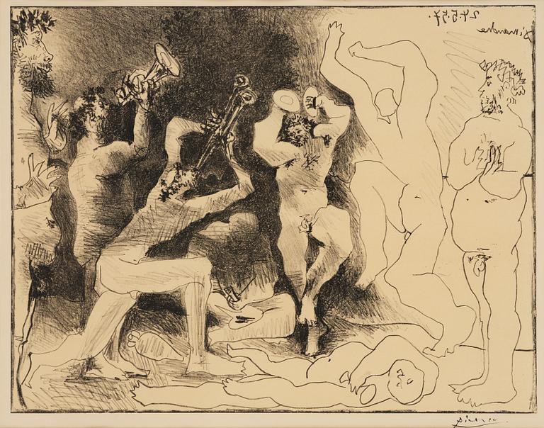 Pablo Picasso, efter, "La danse des faunes".