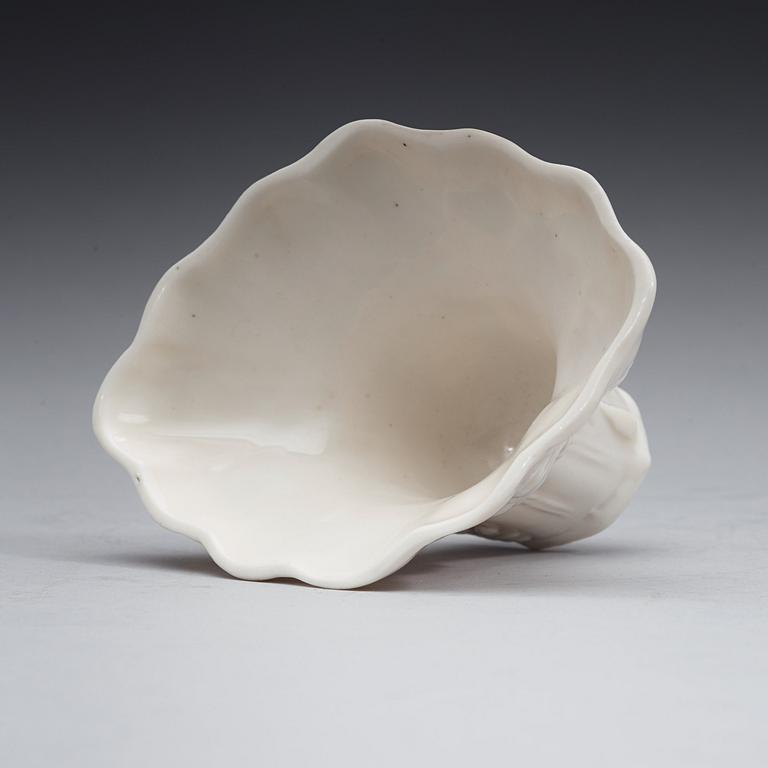 A blanc de chine libation cup, Qing dynasty, 18th Century.