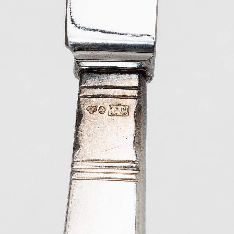 Jacob Ängman, Silver cutlery parts, "Rosenholm", GAB, including Stockholm 1967 (31 pieces).