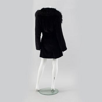 GIANFRANCO FERRE, fur coat.