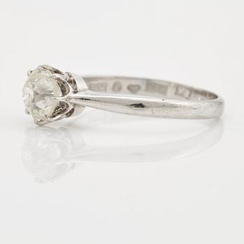 RING, med gammalslipad diamant 1.26 ct.