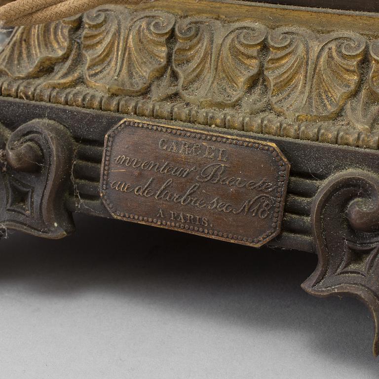 A table lamp, circa 1900.