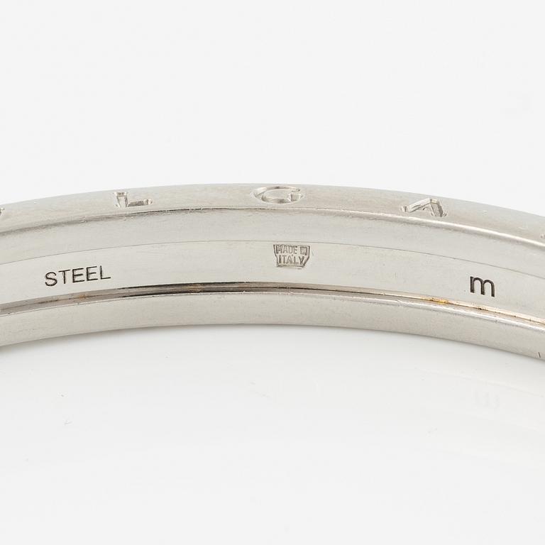 Bulgari bracelet 18K gold and steel "B. Zero".