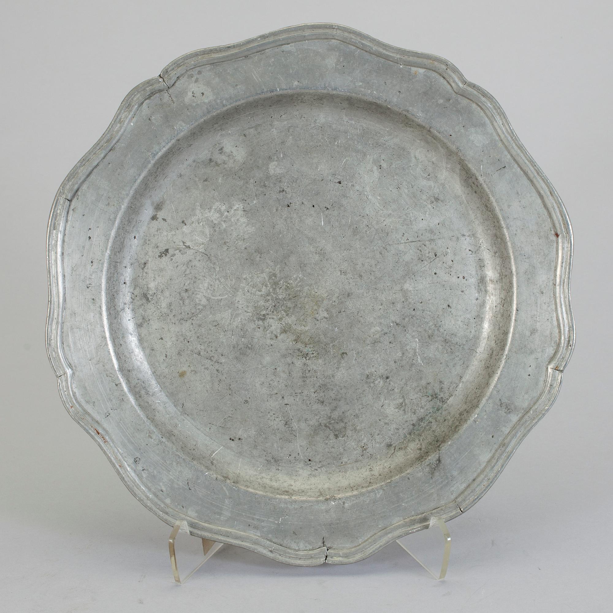 FAT, tenn, otydliga stämplar troligen England, 17/1800-tal.