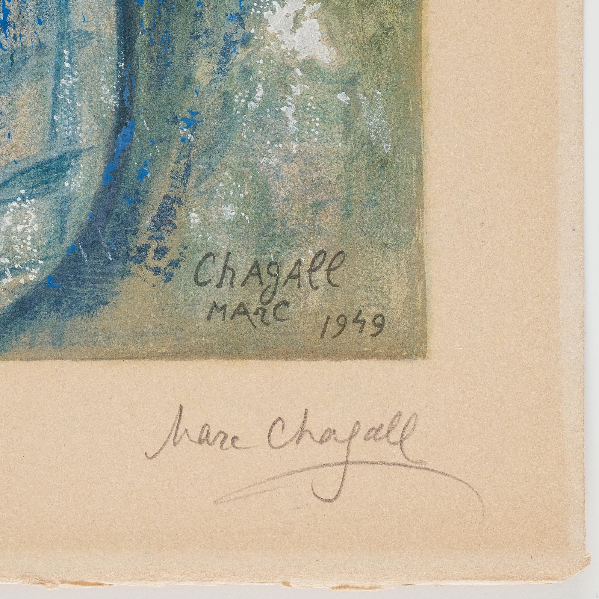 Marc Chagall After, "Les Coquelicots".