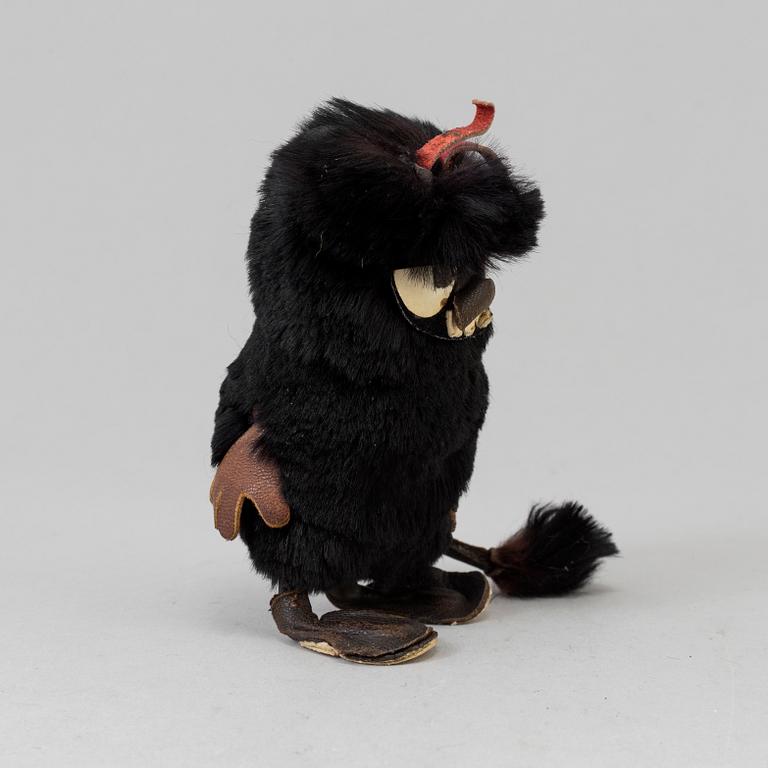 A 'Stinky' Moomin characters figure from Atelier Fauni, Finland, 1950's/60's.