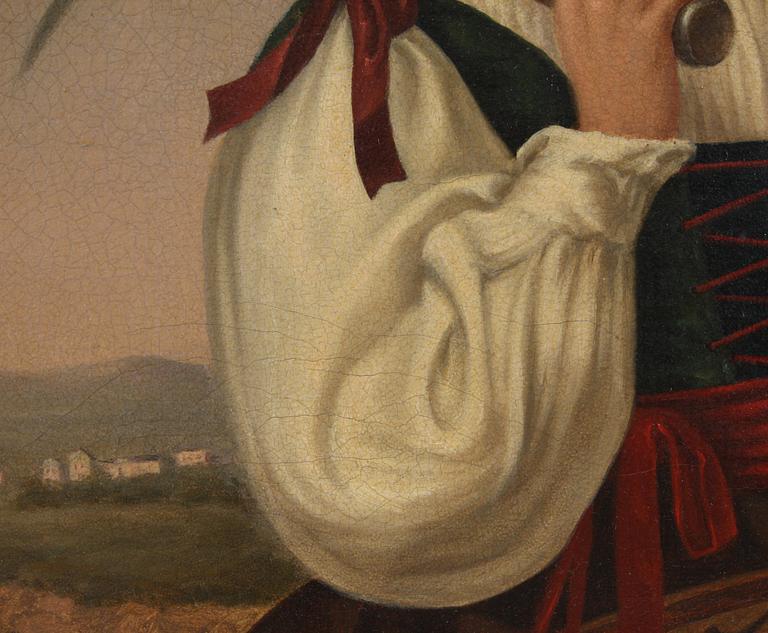 OKÄND KONSTNÄR, troligen rysk, olja på duk, 1800-tal.