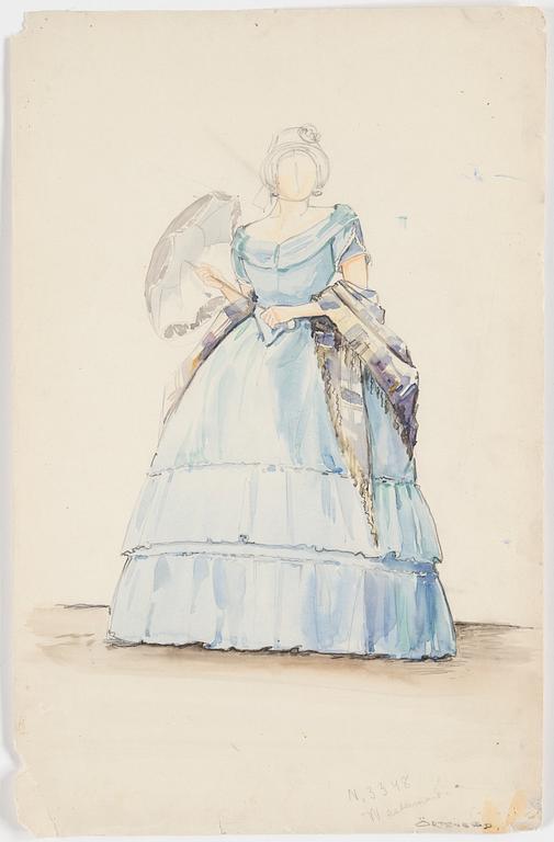 ELSA ÖRTENBLAD, 13 water colours, signed, 1920´s.