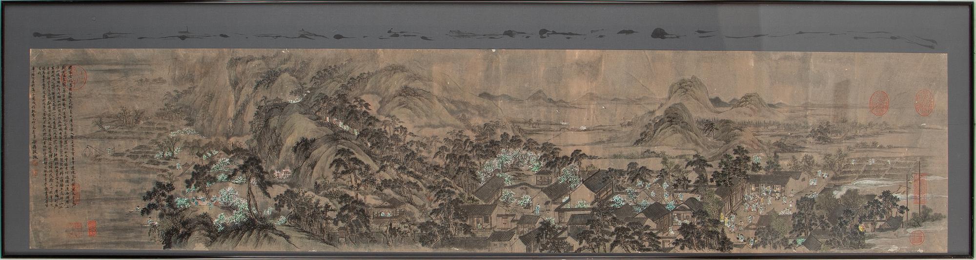 Unknown artist, watercolour on paper, China, 20th Century.