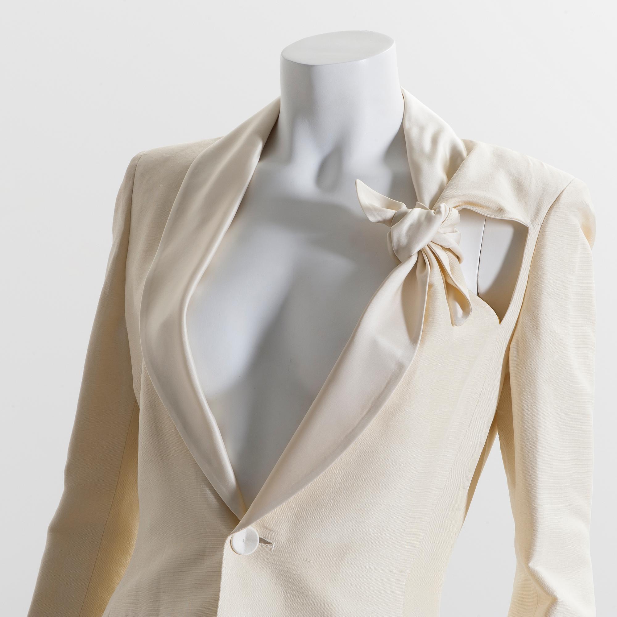 SUIT, Jean Paul Gaultier, two-pieces consisting of a jacket and pants.